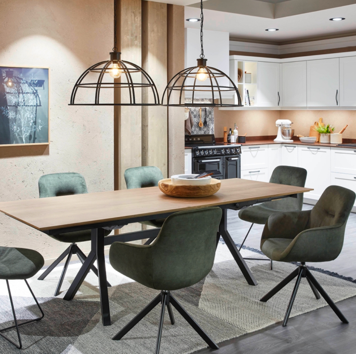 iluminación para cocinas abiertas al salón