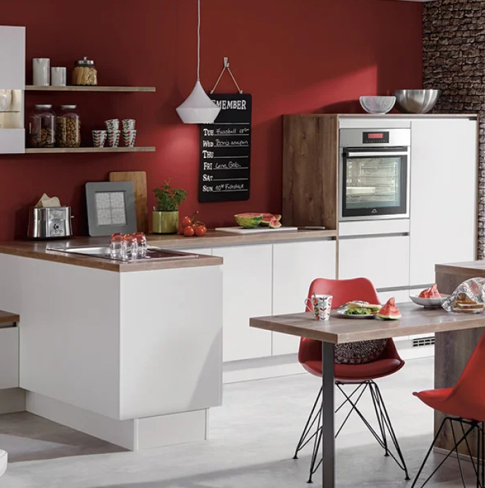 distribución cocina de piso pequeño