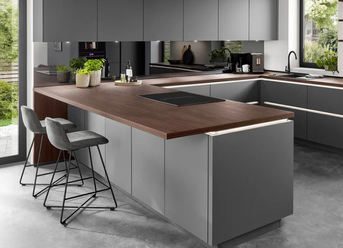 cocina abierta al salón